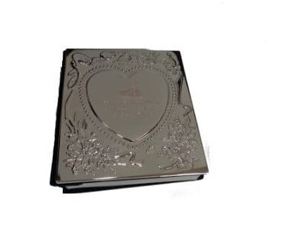 Engraved Silver Photo Album