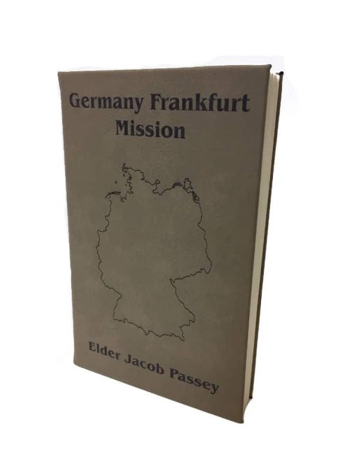 Custom Missionary Journal with Map Custom Missionary Journal with Map