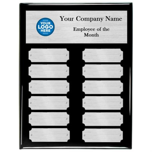 Black Piano Finish Sublimated Perpetual Plaque Black Piano Finish Perpetual Plaque