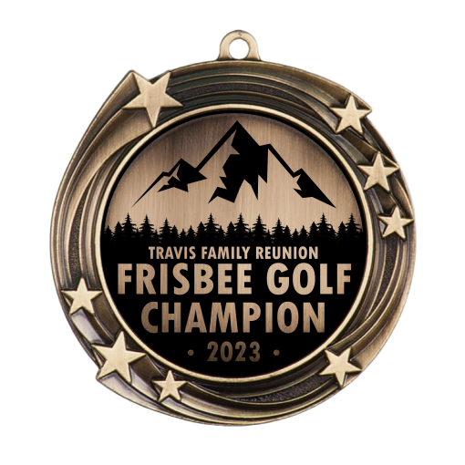 Shooting Star - Gold Gold Shooting Star Medal