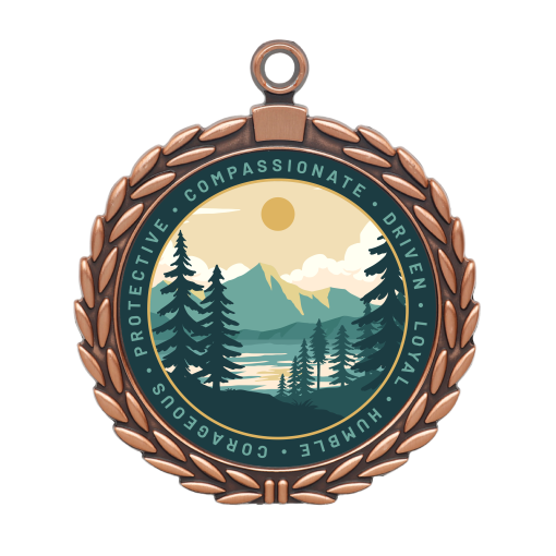 Wreath - Bronze Bronze Wreath Custom Medal