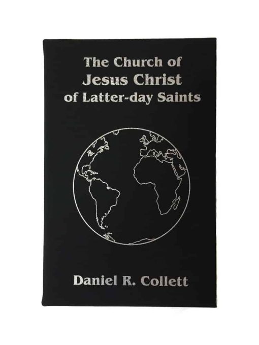 LDS Missionary Journal Engraved Leather Missionary Journal with World