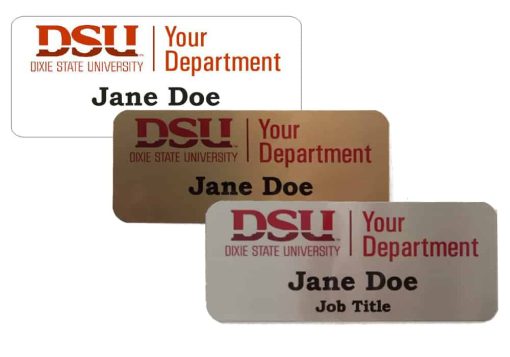Dixie State University Department Name Tags Dixie State University Department Name Tags