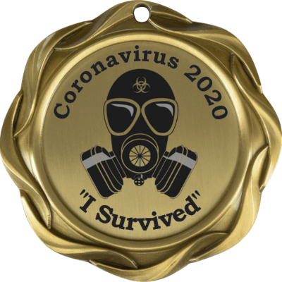 I survived coronavirus medal