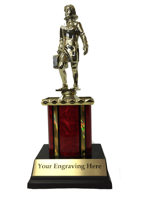 Dundie Award Trophy Female Female Dundie Award Trophy