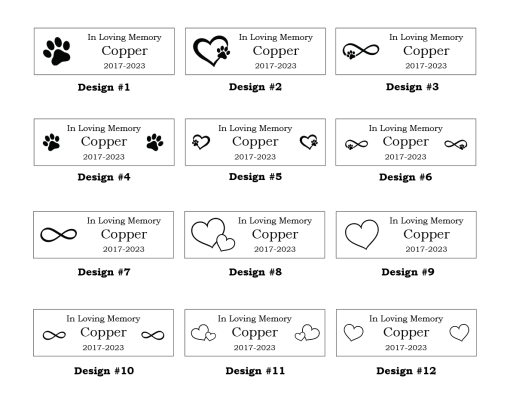 Urn Designs Engraved Pet Urn Designs