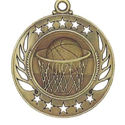 High End Basketball Medal