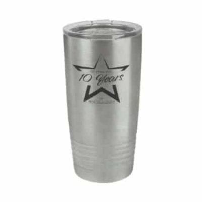 Silver 20 Oz Polar Camel Tumbler