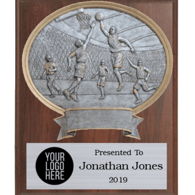 Legends Male Basketball Plaque