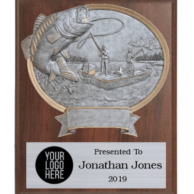 Big Bass Fishing Plaque