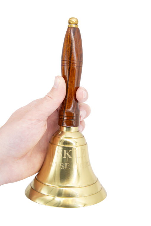 Solid Brass Bell Engraved