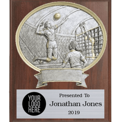 Legends Volleyball Plaque Female
