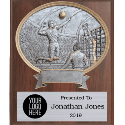 Legends Volleyball Plaque Male