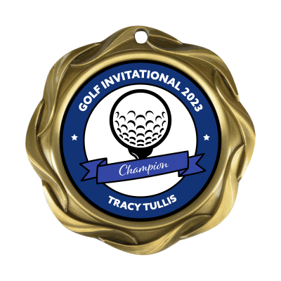 Gold Fusion Personalized medal