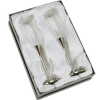 Silver Stemmed Wedding Flutes