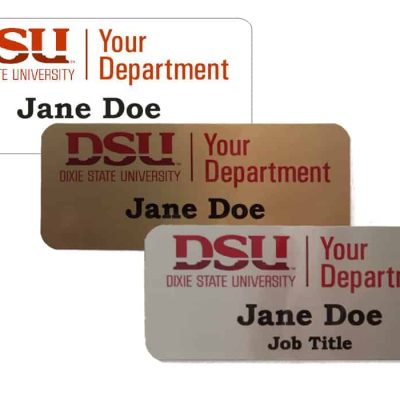 Dixie State University Department Name Tags