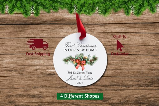 New Home Christmas Ornament Circle