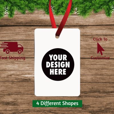 Create Your Own Vertical Rectangle Christmas Ornament